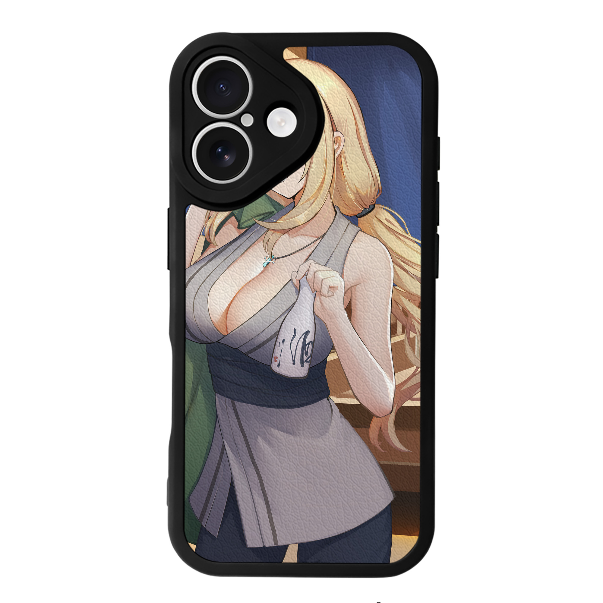 （画像用） NARUTO -ナルト- NARUTO -ナルト- 疾風伝 【iPhone 16シリーズ対応】シリコンスマホケース（レザー調） 材質：シリコン